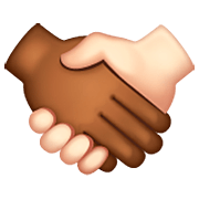 🫱🏾‍🫲🏻 Emoji Handschlag: mitteldunkle Hautfarbe, helle Hautfarbe WhatsApp 2.23.2.72.