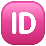 Großbuchstaben ID in lila Quadrat WhatsApp 2.23.2.72.