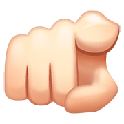 Emoji 🫵🏻 İndice Che Punta Allo Spettatore: Carnagione Chiara su WhatsApp 2.23.2.72.