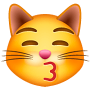 Emoji 😽 Gatto Che Manda Baci su WhatsApp 2.23.2.72.