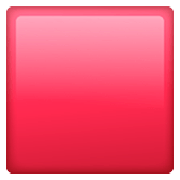 Emoji 🟥 Quadrato Rosso su WhatsApp 2.23.2.72.