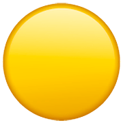 🟡 Emoji Círculo Amarillo en WhatsApp 2.23.2.72.