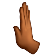 🫷🏾 Emoji Nach Links Drückende Hand: Mitteldunkle Hautfarbe WhatsApp 2.23.2.72.