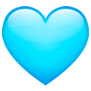🩵 Emoji Corazón Azul Claro en WhatsApp 2.23.2.72.