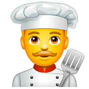 Emoji 👨‍🍳 Cuoco su WhatsApp 2.23.2.72.