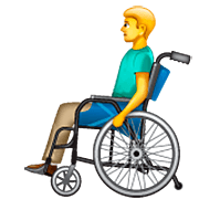 👨‍🦽 Emoji Homem Em Cadeira De Rodas Manual na WhatsApp 2.23.2.72.