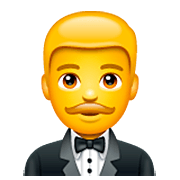 🤵‍♂️ Emoji Homem De Smoking na WhatsApp 2.23.2.72.
