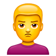 Emoji 🙎‍♂️ Uomo Imbronciato su WhatsApp 2.23.2.72.