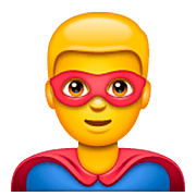 Émoji 🦸‍♂️ Super-héros Homme sur WhatsApp 2.23.2.72.