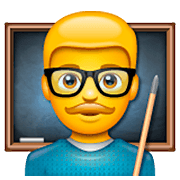 Emoji 👨‍🏫 Professore su WhatsApp 2.23.2.72.