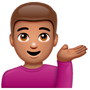 💁🏽‍♂️ Emoji Infoschalter-Mitarbeiter: mittlere Hautfarbe WhatsApp 2.23.2.72.