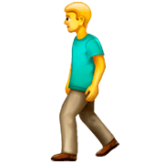 Emoji 🚶‍♂️ Uomo Che Cammina su WhatsApp 2.23.2.72.