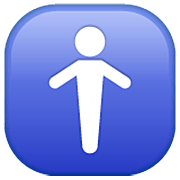 Emoji 🚹 Simbolo Del Bagno Degli Uomini su WhatsApp 2.23.2.72.