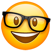 Emoji 🤓 Faccina Nerd su WhatsApp 2.23.2.72.