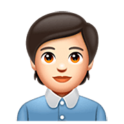 🧑🏻‍💼 Emoji Büroangestellte(r): helle Hautfarbe WhatsApp 2.23.2.72.