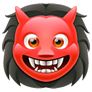 👹 Emoji Demonio Japonés Oni en WhatsApp 2.23.2.72.