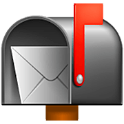 Émoji 📬 Boîte Aux Lettres Ouverte Drapeau Levé sur WhatsApp 2.23.2.72.