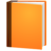 orangefarbenes Buch WhatsApp 2.23.2.72.