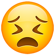 Emoji 😣 Faccina Perseverante su WhatsApp 2.23.2.72.