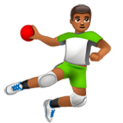 🤾🏾 Emoji Handballspieler(in): mitteldunkle Hautfarbe WhatsApp 2.23.2.72.