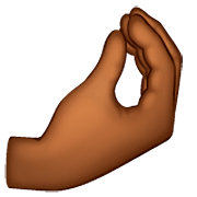 🤌🏾 Emoji Dedos Pellizcados: Tono De Piel Oscuro Medio en WhatsApp 2.23.2.72.
