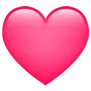 🩷 Emoji Coração Cor-De-Rosa na WhatsApp 2.23.2.72.