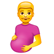 🫃 Emoji Hombre Embarazado en WhatsApp 2.23.2.72.
