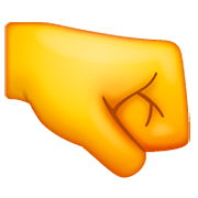 Emoji 🤜 Pugno A Destra su WhatsApp 2.23.2.72.