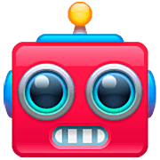 🤖 Emoji Rosto De Robô na WhatsApp 2.23.2.72.