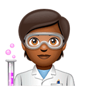 Emoji 🧑🏾‍🔬 Persona Che Lavora In Campo Scientifico: Carnagione Abbastanza Scura su WhatsApp 2.23.2.72.
