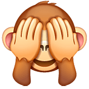 🙈 Emoji Macaco Que Não Vê Nada na WhatsApp 2.23.2.72.