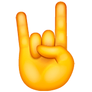 🤘 Emoji Mano Haciendo El Signo De Cuernos en WhatsApp 2.23.2.72.