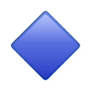 Emoji 🔹 Rombo Blu Piccolo su WhatsApp 2.23.2.72.
