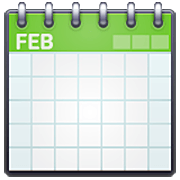 Emoji 🗓️ Calendario A Spirale su WhatsApp 2.23.2.72.