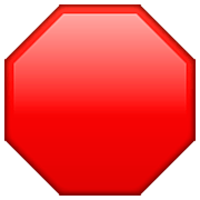 Emoji 🛑 Segnale Di Stop su WhatsApp 2.23.2.72.
