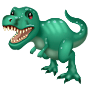 Emoji 🦖 T-Rex su WhatsApp 2.23.2.72.