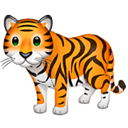 Emoji 🐅 Tigre su WhatsApp 2.23.2.72.