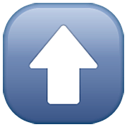 Emoji ⬆️ Freccia Rivolta Verso L’alto su WhatsApp 2.23.2.72.