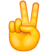 ✌️ Emoji Mão Em V De Vitória na WhatsApp 2.23.2.72.