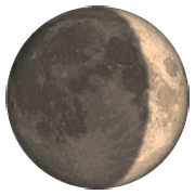 Emoji 🌒 Luna Crescente su WhatsApp 2.23.2.72.