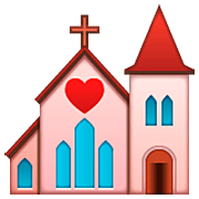 Emoji 💒 Chiesa Per Matrimonio su WhatsApp 2.23.2.72.
