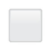Emoji ◽ Quadrato Bianco Medio-piccolo su WhatsApp 2.23.2.72.