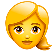 Émoji 👱‍♀️ Femme Blonde sur WhatsApp 2.23.2.72.