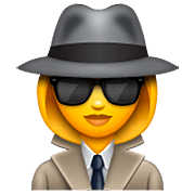 Emoji 🕵️‍♀️ Investigatrice su WhatsApp 2.23.2.72.