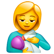 Emoji 👩‍🍼 Donna Che Allatta su WhatsApp 2.23.2.72.