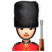 Emoji 💂🏻‍♀️ Guardia Donna: Carnagione Chiara su WhatsApp 2.23.2.72.