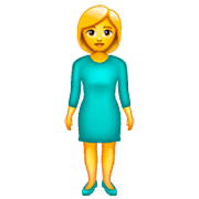 Emoji 🧍‍♀️ Donna In Piedi su WhatsApp 2.23.2.72.