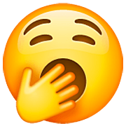 Emoji 🥱 Faccina Che Sbadiglia su WhatsApp 2.23.2.72.
